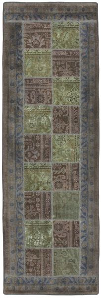Patchwork - Vintage Persialainen matto 215x70