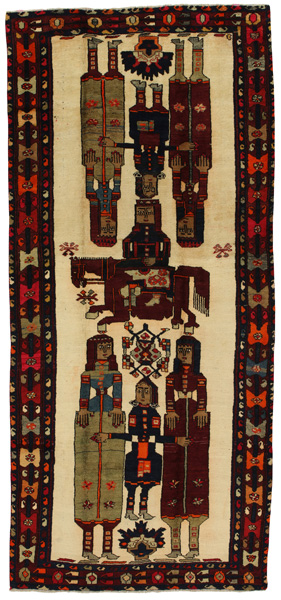Bakhtiari - Lori Persialainen matto 345x155