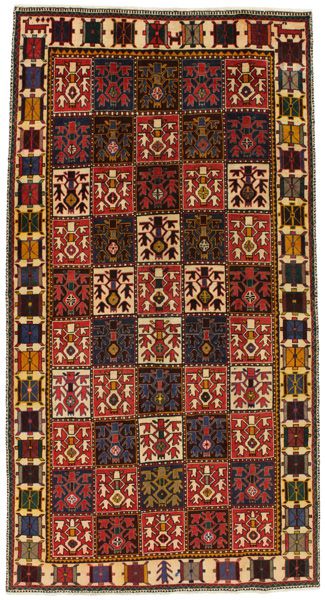 Bakhtiari - erittäin vanhoja Persialainen matto 282x148