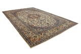 Kashan - erittäin vanhoja Persialainen matto 452x295 - Kuva 1